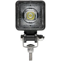 Seachoice 51621 Led Flood Beam Square/Compact Work Light, 12/24V, Black Housing, 1 Led - Tll51Fbsch - 50-51621F1