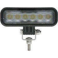 Seachoice 51641 Led Flood Beam Rectangular Work Light, 12/24V, Black Housing, 6 Leds - Tll60Fbsch - 50-51641F1