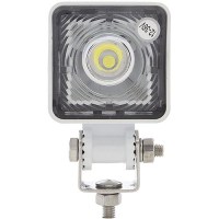 Seachoice 53007 Led Flood Beam Square/Compact Work Light, 12/24V, White Housing, 1 Led - Tll51Fwsch - 50-53007F1