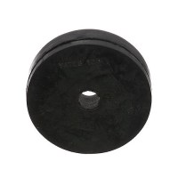 Seachoice Black Rubber Roller End Cap 3-1/2
