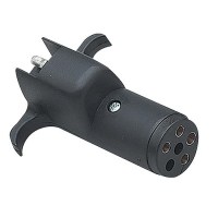 6 Way Round To 4 Flat Trailer Wiring Adapter - 57731 - 50-57731F1