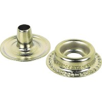 Seachoice Stainless Steel Button Stud With Barrel And Eyelet, 10 Sets - Rp-Mp7249Sc - 50-59859F1