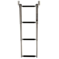 Seachoice 71231 Telescoping Transom Mount Stainless Steel 4-Step Ladder - 71231 - 50-71231F1