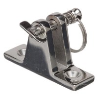 Seachoice Deck Hinge For Bimini Top, Removable Spring Loaded Pin, Stainess Steel - 75941 - 50-75941F1