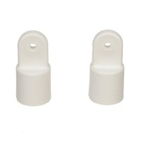 Seachoice Plastic External Eye Ends For Canopy Top, White, 7/8 In. Od, Pack Of 2 - 50-76101 - 50-76101F1