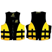 Seachoice 85123 Evoprene Multi-Sport Vest, Yellow/Black, Youth - 85123 - 50-85123F1