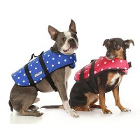 Seachoice 86280 Dog Life Vest - Blue Polka Dot, Sm - Dv-S-86280 - 50-86280F1
