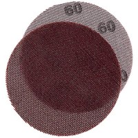 Seachoice 91917 Dust Free Aluminum Oxide Mesh Hook & Loop Discs - Closed Coat, Grade 60, Brown, 25/Pk - 91917 - 50-91917F1