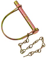 Rv Designer Coupler Safety Lock Pin W/Chain, 5/16 X 2-1/2