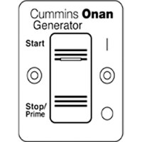 Onan Switch Panel For Gasoline And Lp Vapor Generators - 300-5331 - 515-3005331F1