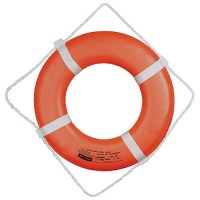 Jim-Buoy Closed Cell Foam U.S.C.G. Approved Life Ring With Webbing Straps - Go-20 - 58-Go20F1