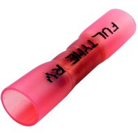 Fultyme Rv Crimp 'N Seal Butt Splice Heat Shrink, 8 Ga. Red, 100/Pk - 590-5004 - 590-5004F1
