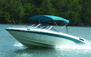 Carver V5457Tb10 Fully Assembled, Complete Bimini Tops W/Boot. 54 H X 6' L, 54