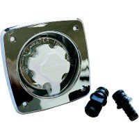 Jabsco 44412-2045 Chrome 90° Port Flush 45 Psi Water Pressure Regulator - 44412-2045 - 6-444122045F1