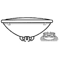 Par 5 12V Sealed Beam Replacement Bulb - 67296-0000 - 6-672960000F1