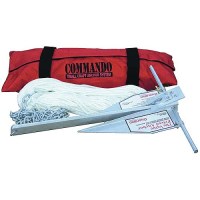 Fortress Commando Small Craft Anchor System For Boats Up To 16' Includes G-5 Anchor, Storage Bag, 3/16