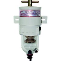 Racor 60 Gph Turbine Fuel Filter/Water Separator W/Clear Bowl, 2 Micron - 500Fg2 - 62-500Fg2F1