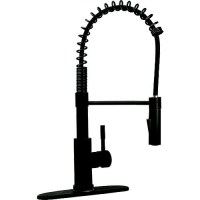 Dura Faucet Dfmk504Slkmb Coil Spring Pull-Down Kitchen Faucet, Matte Black - Df-Mk504Slk-Mb - 621-Dfmk504Slkmbf1