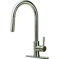 Dura Faucet Dfmk530Slksn Streamline Pull-Down Kitchen Faucet, Satin Nickel - Df-Mk530Slk-Sn - 621-Dfmk530Slksnf1