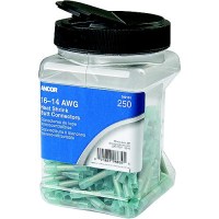 Ancor 309101 Marine Grade® Heat Shrink Butt Connectors, 16-14 Awg, Blue, 250/Pk - 309101 - 639-309101F1