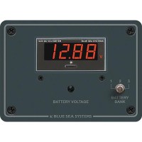 Blue Sea Systems 8051 Traditional Digital Voltmeter Panel - 7 To 60V Dc - 8051-Bss - 661-8051F1