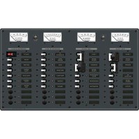 Blue Sea Systems 8086 Ac 3 Sources + 12 Positions & Transfer/Dc Main + 19 Positions Circuit Breaker Panel - 8086-Bss - 661-8086F1
