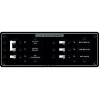 Blue Sea Systems Ac Main Branch Circuit Breaker Panel, Main + 4 - 8099-Bss - 661-8099F1