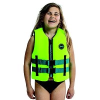 Jobe 247722030 Youth Neoprene Vest, Lime - 247722030-Pcs - 673-247722030F1