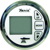Faria In-Dash Dual Temperature Digital Depth Sounder With Transom Mounted Transducer And Temperature Sender - Chesapeake Ss - F13852 - 678-13852F1