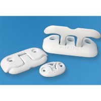 Dock Edge De2603Wf Flip-Up Ring Dock Cleat, White - De2603Wf - 686-De2603Wff1
