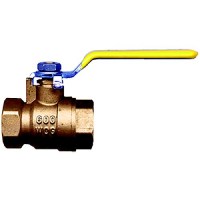 Fairview Bvb38 Cast Brass Full-Flow Ball Valve, 1-1/2