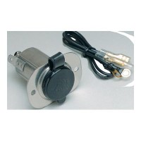 Marinco 12V Stainless Steel Receptacle With Protective Cap - 20036 - 69-20036F1