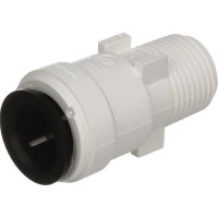 Aqualock 0959083 Plastic Fitting, Male Adapter Connector, 1/2
