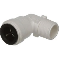 Aqualock 0959088 Plastic Fitting, Male Elbow, 1/2