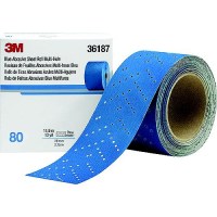 3M Blue Abrasive Hookit Sheet Roll, 2-3/4