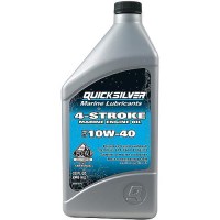 Quicksilver 92-8M0148477 4-Stroke Fc-W Marine Engine Oil 10W-40, Gal., 3/Case - 8M0148477 - 710-92-8M0148477F1
