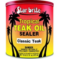 Starbrite 88032 Tropical Teak Sealer, Classic Teak, Qt. - 88032 - 74-88032F1