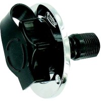 Valterra A01-0165Vp Black Flush Mount Die Cast Flange Plastic Check Valve Rv Water Inlet - Includes Screws, Putty Tape & Teflon Tape - A01-0165Vp - 800-A010165Vpf1
