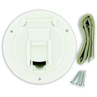 Valterra Cable Hatch, Small Round, White - A10-2140Vp - 800-A102140Vpf1