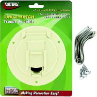 Valterra Cable Hatch, Small Round, Colonial White - A10-2141Vp - 800-A102141Vpf1