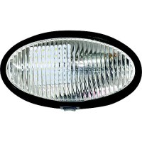 Valterra Dg71259Vp Oval Porch Light W/Switch, Black W/Clear Lens - Dg71259Vp - 800-Dg71259Vpf1