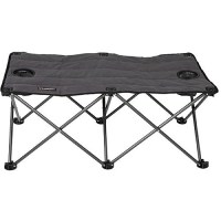 Lippert 2021123295 Campfire Folding Ottoman, Dark Grey - 2021123295 - 804-2021123295F1