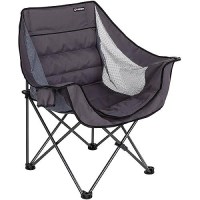 Lippert 2021128652 Campfire Folding Chair, Dark Grey - 2021128652 - 804-2021128652F1