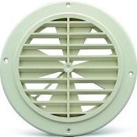 B&B Molders 94275 Ceiling Grill, White W/ Damper - 94275 - 865-94275F1