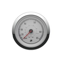 Quicksilver 8M6020076 Speedometer (65Mph), White/Chrome - 8M6020076 - 710-79-8M6020076F1