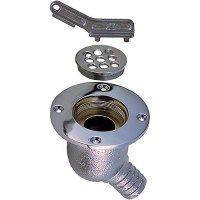 Perko Chrome Cockpit Scupper, 1-1/2