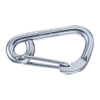 Wichard 2325 Asymmetric Carbine Hook With Eye, 5/16