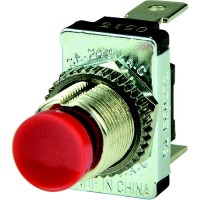 Bep 1001401 Momentary Contact Switch Off/(On), Red - 1001401 - 969-1001401F1