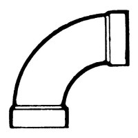 1/4 Long Bend 3In Abs Bell Rv Rvx - 632278 - 135-632278F1