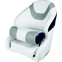 Wise Baja Series Bucket Seat W/Bolster, Brite White / Grey / Round Midnight - 3315-1773 - 144-33151773F1